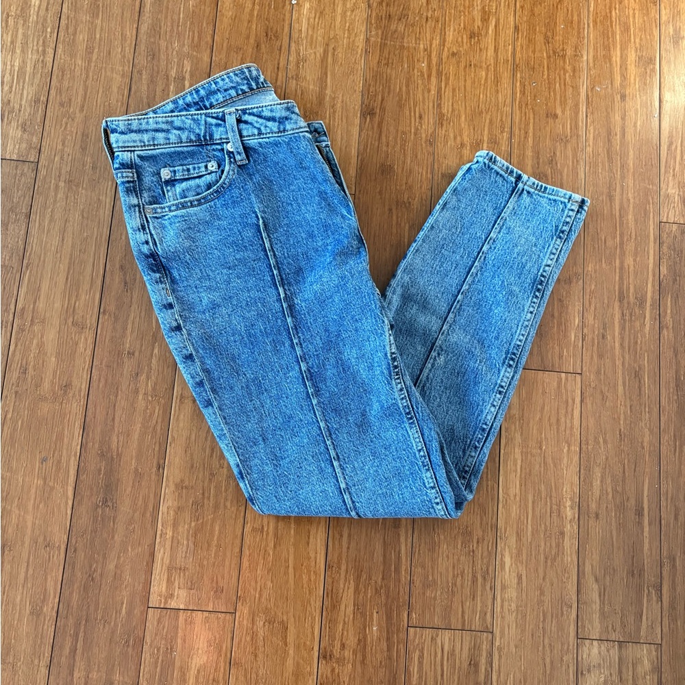 H&M Women's Straight Leg Blue Jeans